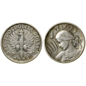 Polska, 1 złoty, 1925, Londyn