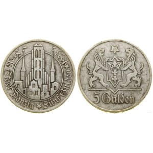 Polska, 5 guldenów, 1923, Utrecht