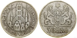 Poland, 5 guilders, 1923, Utrecht