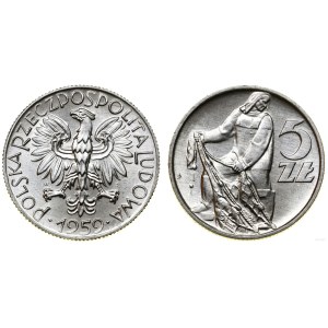 Polska, 5 złotych, 1959, Warszawa