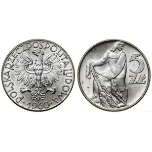 Polska, 5 złotych, 1960, Warszawa