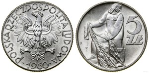 Poland, 5 gold, 1960, Warsaw