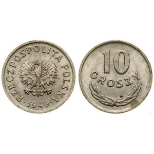 Polska, 10 groszy, 1949, Warszawa