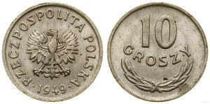 Polska, 10 groszy, 1949, Warszawa