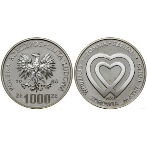 Polsko, 1 000 zlotých, 1986, Varšava