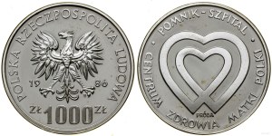 Poland, 1,000 zloty, 1986, Warsaw