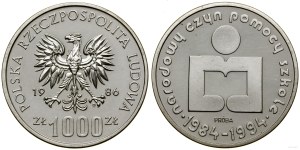 Poland, 1,000 zloty, 1986, Warsaw