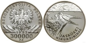 Poland, 300,000 zloty, 1993, Warsaw