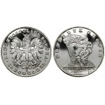Polska, 200.000 złotych, 1990, Solidarity Mint (USA)