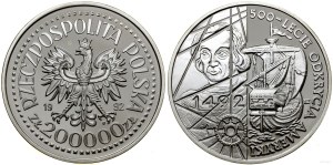 Poland, 200,000 zloty, 1992, Warsaw