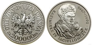 Poland, 200,000 zloty, 1993, Warsaw