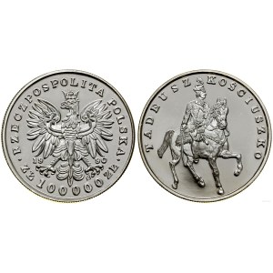 Polska, 100.000 złotych, 1990, Solidarity Mint (USA)