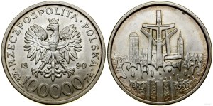 Poland, 100,000 zloty, 1990, USA