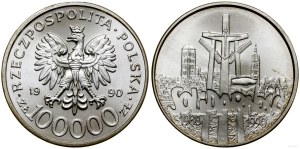 Poland, 100,000 zloty, 1990, USA