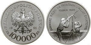 Poland, 100,000 zloty, 1991, Warsaw