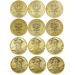 Polska, zestaw 6 x 2 złote, 1999, Warszawa