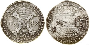 Spanish Netherlands, patagon, 1645, Tournai (Doornik)