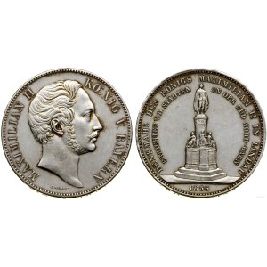 Niemcy, dwutalar = 3 1/2 guldena, 1856, Monachium
