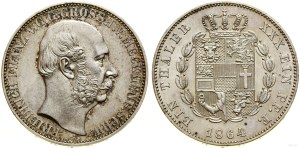 Germany, thaler (Vereinstaler), 1864 A, Berlin