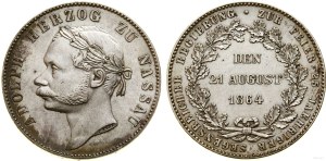 Germany, memorial thaler (Gedenktaler), 1864, Wiesbaden