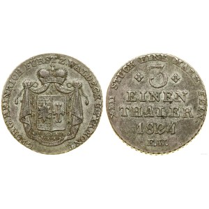 Niemcy, 1/3 talara, 1824 FW, Arolsen