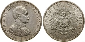 Germany, 5 marks, 1914 A, Berlin