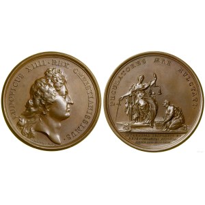 Francja, medal pamiątkowy, 1669