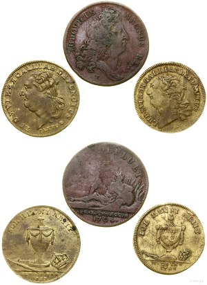 France, set of 3 tokens
