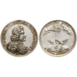 Niemcy, medal (wagi guldena) upamiętniający śmierć władcy, 1691