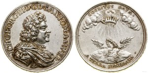 Germany, medal (guilder weight) commemorating the death of a ruler, 1691