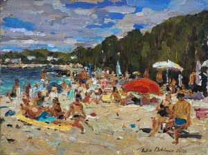 Julia DETCZENJA (b. 1996), Ambrela Beach, Pula, Croatia, 2025