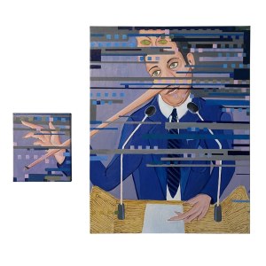 Mariusz DRABAREK (ur. 1979), Polityk, dyptyk, 2025