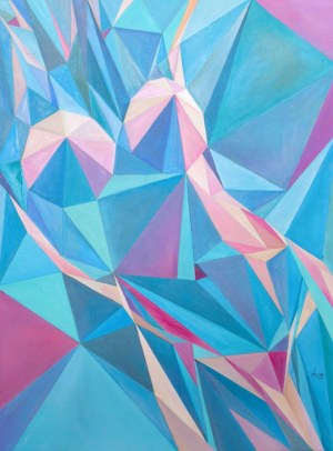 Anna KOŁAKOWSKA (b. 1982), Dive into blue, 2025