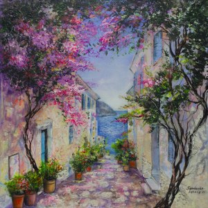 Anna SANDECKA-LĄKOCY (b. 1970), Italian street, 2025