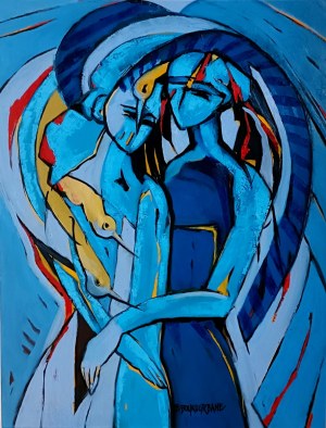 Elizabeth BOUKOURBANE (b. 1958), In a Blue Climate, 2025