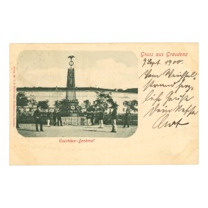 Grudziadz / Graudenz - Monument to Wilhelm de Courbière, 1900. (109)