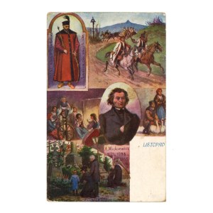 Cartolina patriottica - A. Mickiewicz (132)