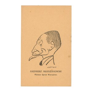 Yotes, Jerzy Szwajcer - Caricature. Kazimierz Mlodzianowski (304)