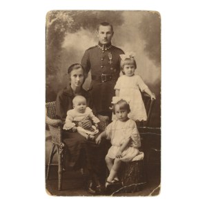Sierżant M. Janik. 4 x Krzyż Walecznych, Wilno 1925 r. (350)