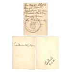 Zdolbunov, Torczyn - Cerimonie di Stato. Set di 3 pezzi. (581)