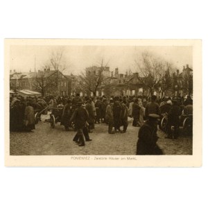 Panevėžys - Zničené domy na náměstí (464)