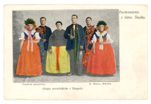 Oberschlesien - Hochzeitsgesellschaft aus Bogucice (855)