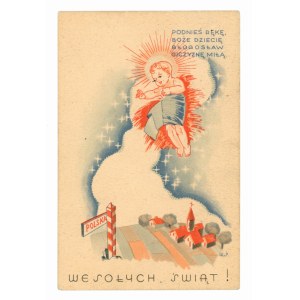 Commemorative postcard - Merry Christmas (1627)