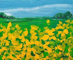 Edward Dwurnik (1943 - 2018), Ducklings, 2017
