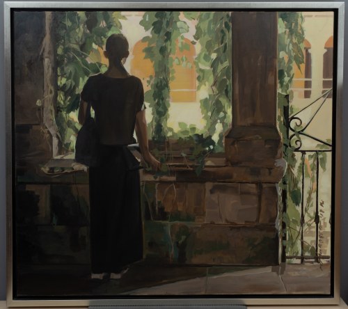 Marek Okrassa (ur. 1975), Na tarasie, 2019