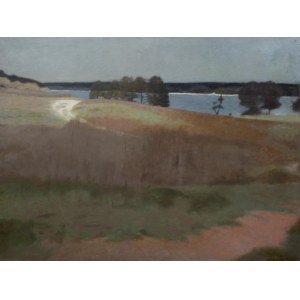 Edmund Łubowski (1918 - 1993), Pejzaż, 1991