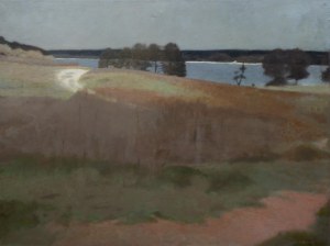 Edmund Łubowski (1918 - 1993), Landscape, 1991