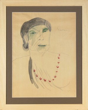 Ewa Kuryluk (b. 1946), Red Beads. Model, 1964