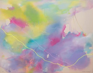 Kamila Cellary (b. 1988), Meadow down to the pool, 2023