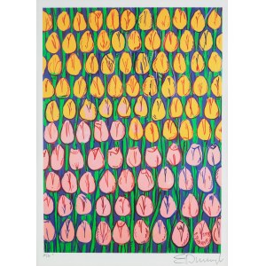 Edward Dwurnik (1943 - 2018), Tulipany, 2008